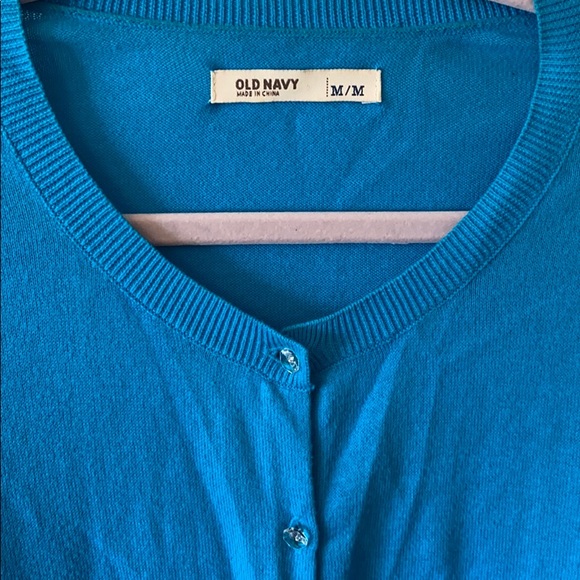 Bright Teal Cardigan - Picture 2 of 3